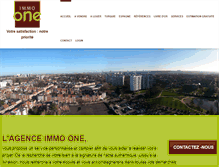 Tablet Screenshot of immo-one.eu